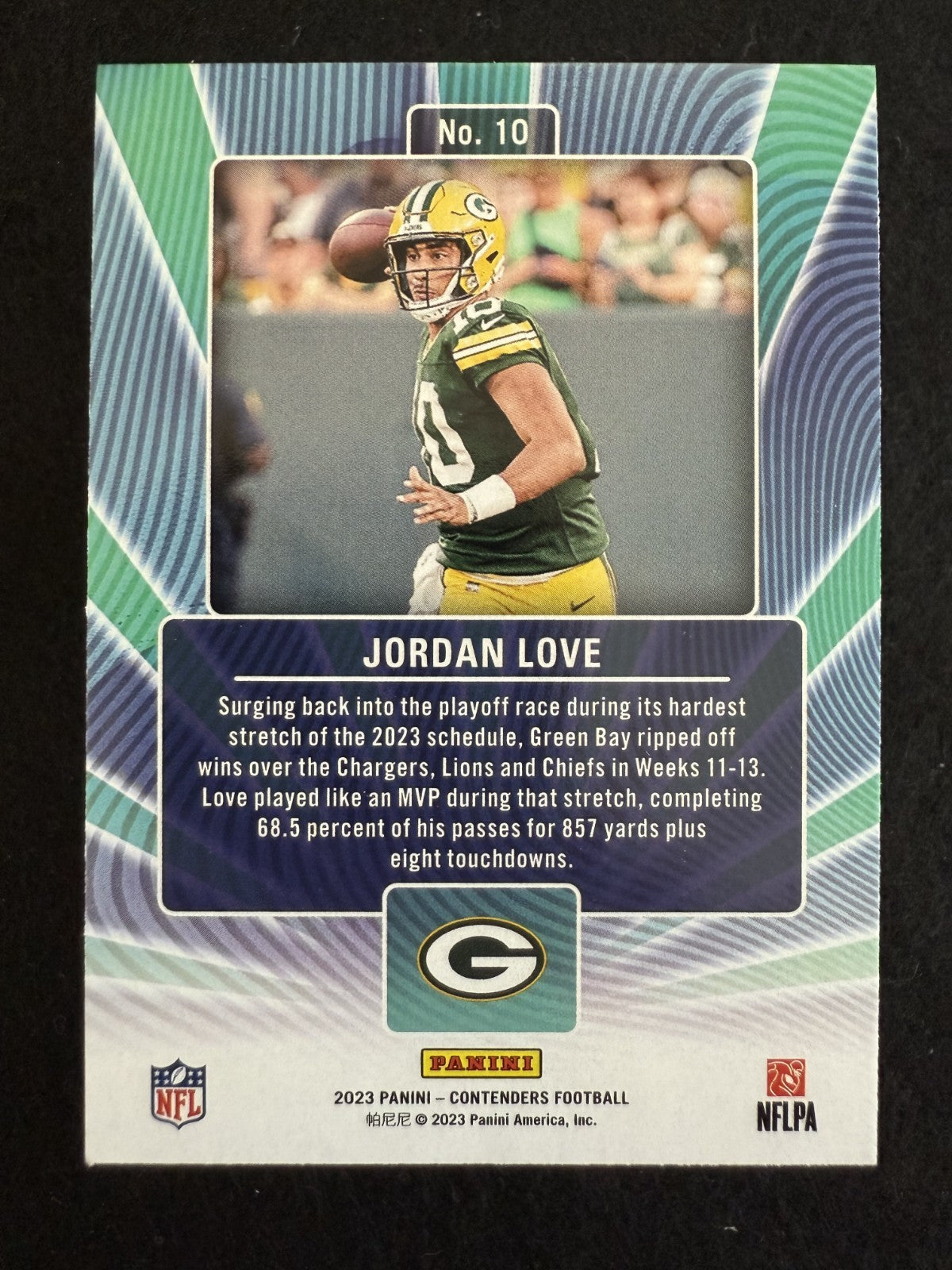 2023 Panini Contenders Jordan Love (#10) MINT Winning Ticket ^GRUMPYBUCK^