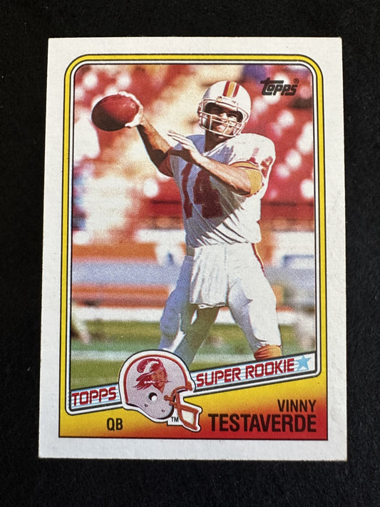 1988 Topps Vinny Testaverde (#352) EX Rookie Card, 1st Overall Pick ^GRUMPYBUCK^