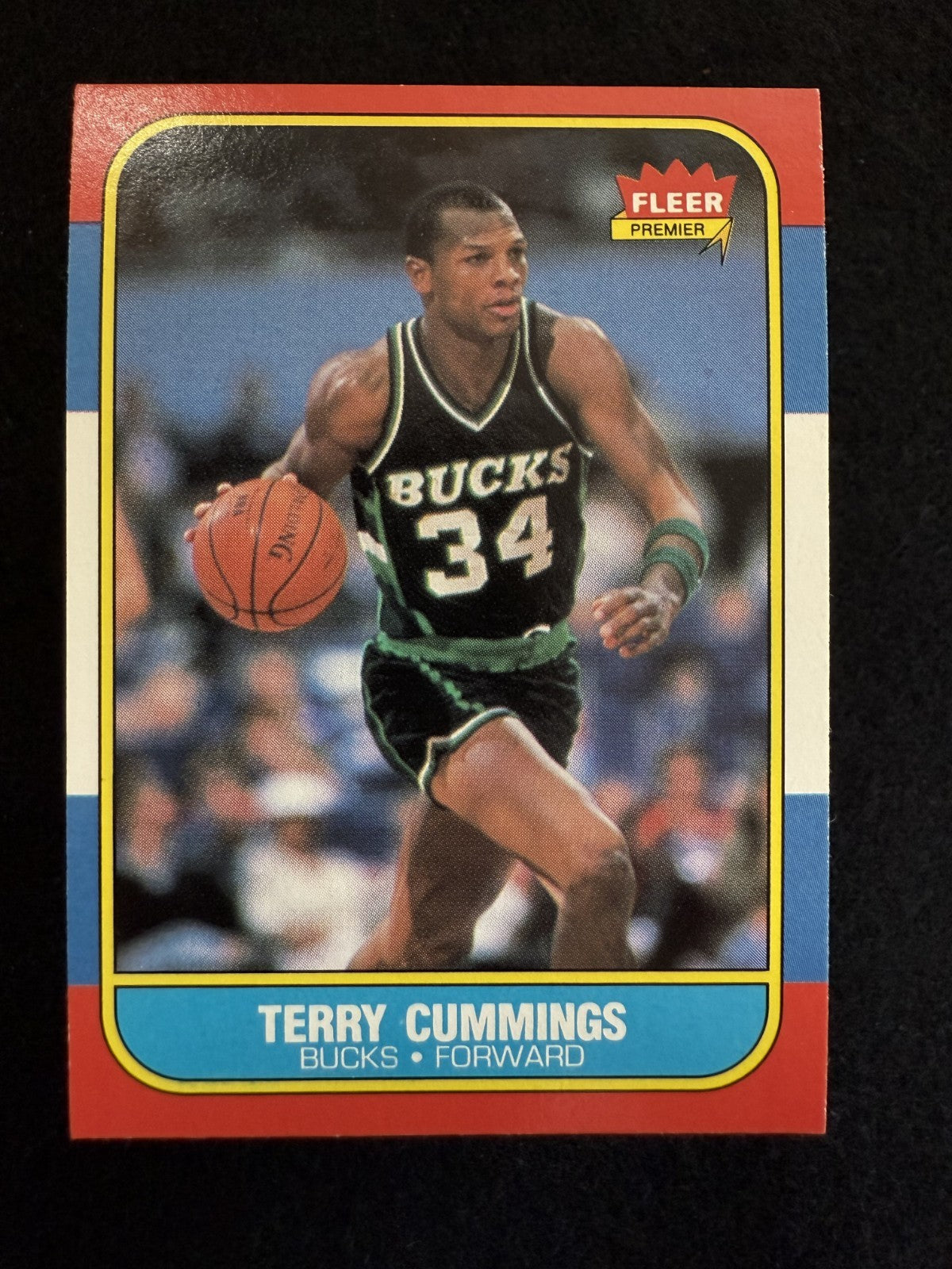 1986-87 Fleer Terry Cummings (#20) NM ROY Star, Set-Build Essential ^GRUMPYBUCK^