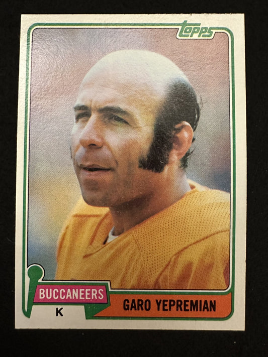 1981 Topps Garo Yepremian (#373) NM All-Time NFL Kicking Great ^GRUMPYBUCK^