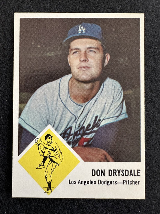 1963 Fleer Don Drysdale (#41) NM HOFer, WS Champ ^GRUMPYBUCK^
