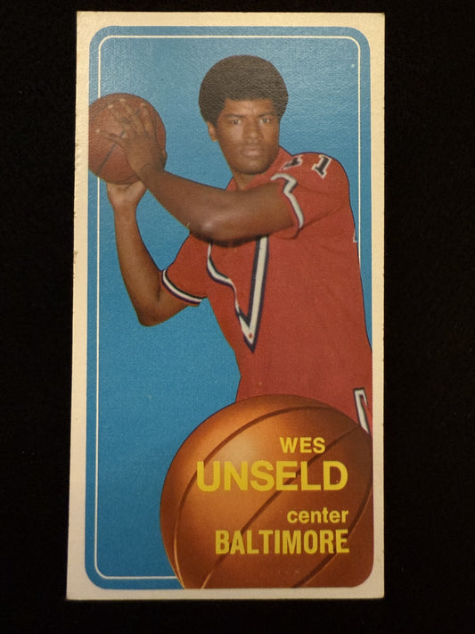 1970-71 Topps Wes Unseld (#72) EX HOFer, Bullets Rebounding Legend ^GRUMPYBUCK^