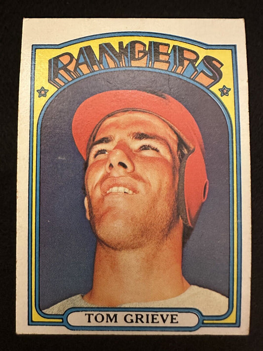 1972 Topps Tom Grieve (#609) NM Mr. Texas Ranger ^GRUMPYBUCK^