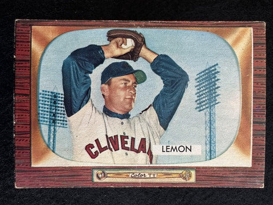 1955 Bowman Bob Lemon (#191) EX HOFer, Indians Ace ^GRUMPYBUCK^