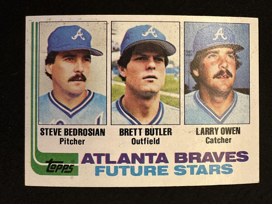1982 Topps Future Stars (#502) EX Rookie Card Butler/Bedrosian/Owen ^GRUMPYBUCK^