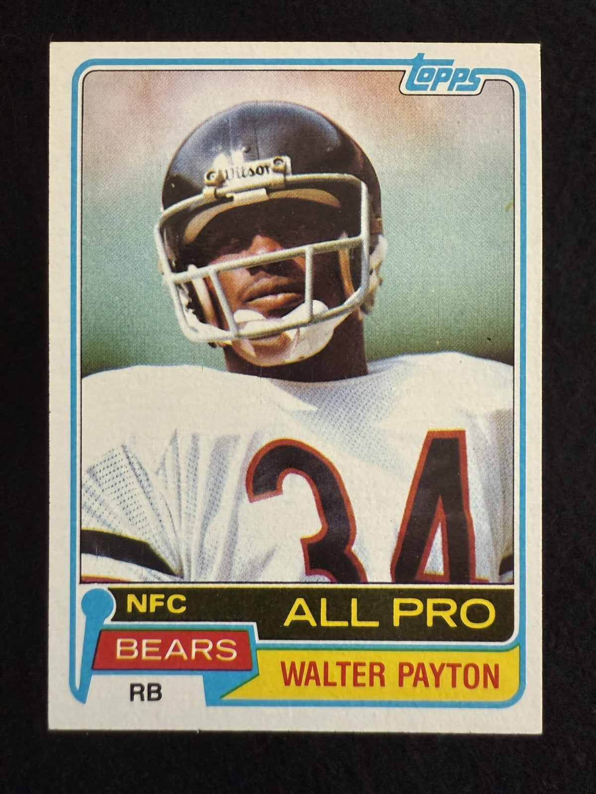 1981 Topps Walter Payton (#400) EX HOFer, Sweetness ^GRUMPYBUCK^