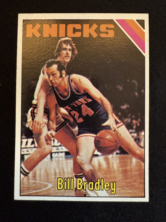 1975-76 Topps Bill Bradley (#37) EX HOFer, Knicks Champion, Senator ^GRUMPYBUCK^