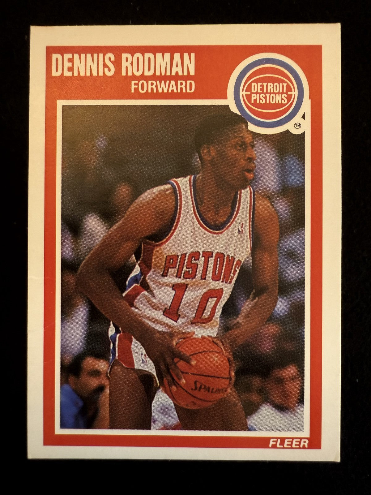 1989-90 Fleer Dennis Rodman (#49) NM HOFer, NBA Champ ^GRUMPYBUCK^