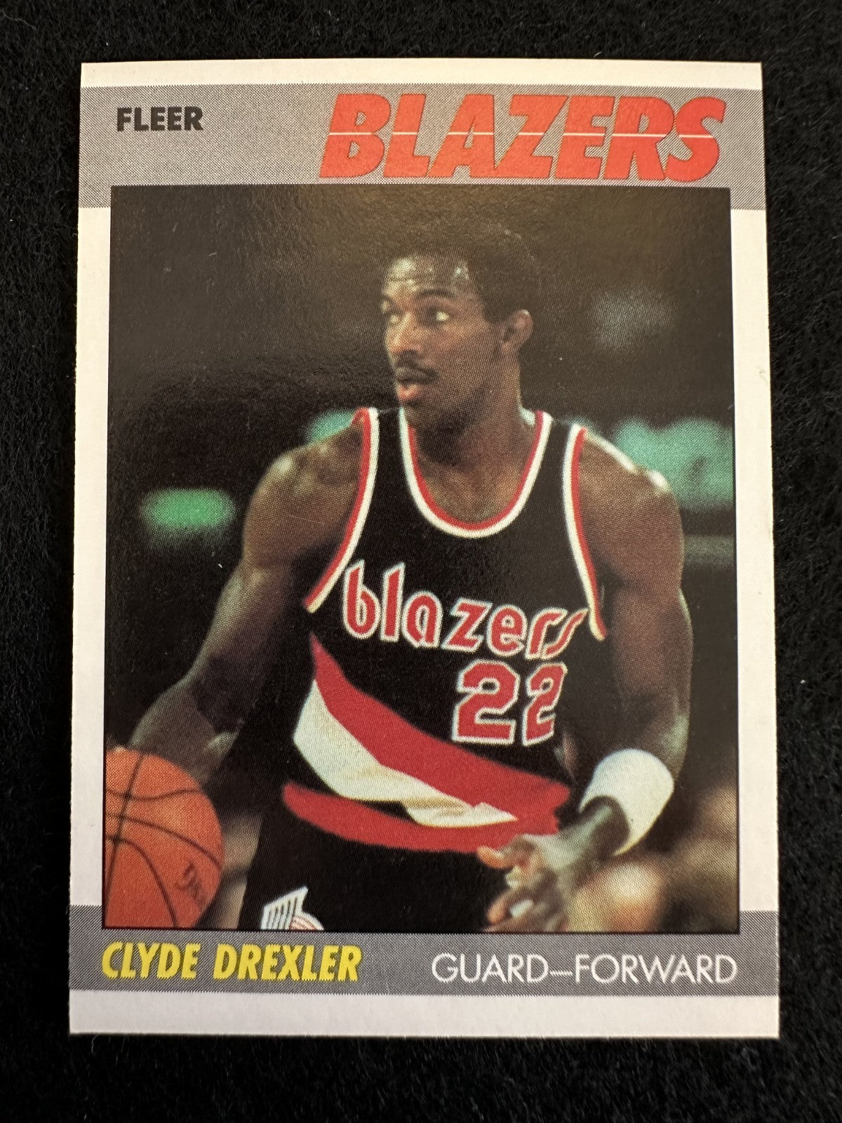 1987–88 Fleer Clyde Drexler (#30) NM HOFer, Blazers Star ^GRUMPYBUCK^