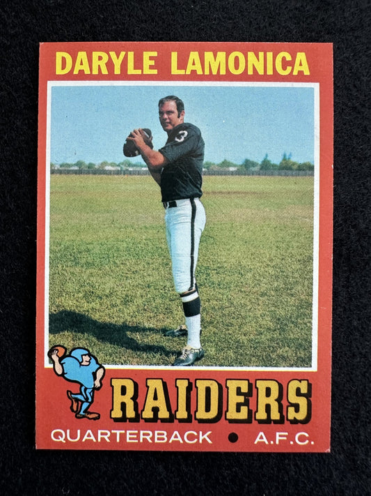 1971 Topps Daryle Lamonica (#70) NM All-Time Raiders Great ^GRUMPYBUCK^