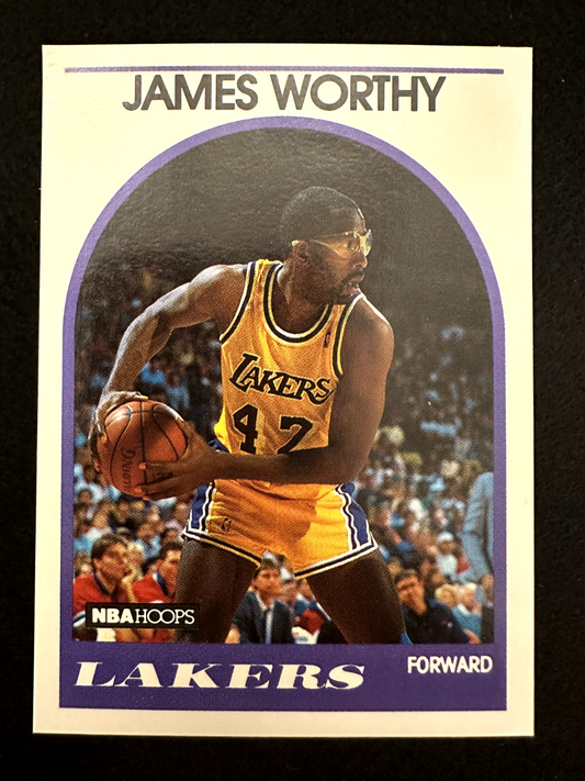 1988–89 NBA Hoops James Worthy (#210) NM HOFer, Lakers Great ^GRUMPYBUCK^
