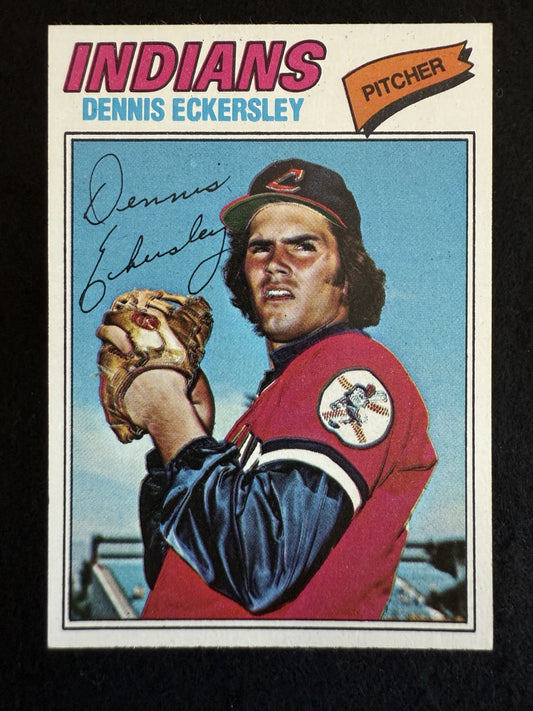 1977 Topps Dennis Eckersley (#525) EX HOFer, WS Champ ^GRUMPYBUCK^