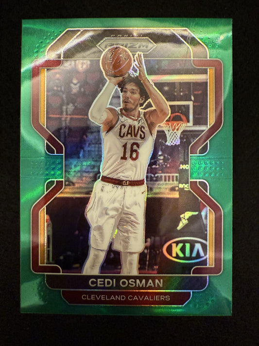 2021-22 Prizm Cedi Osman (#60) MINT Green Prizm ^GRUMPYBUCK^
