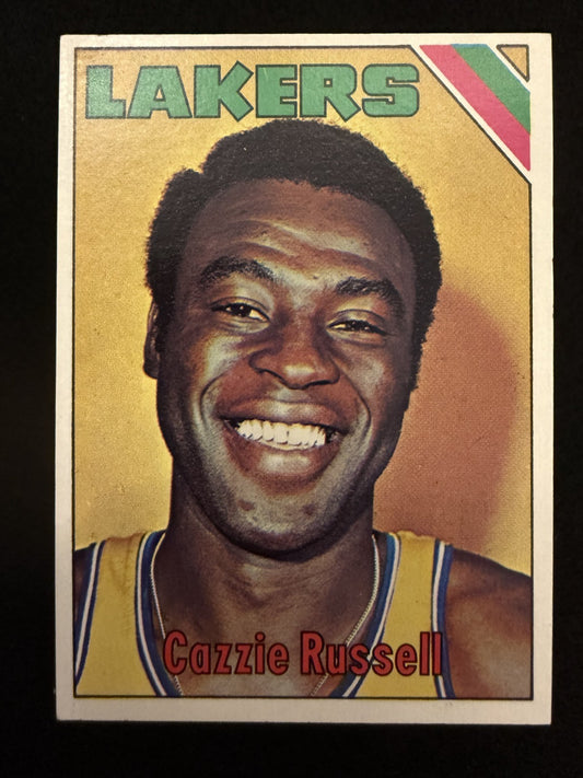 1975-76 Topps Cazzie Russell (#34) EX NBA Champ, All Star ^GRUMPYBUCK^