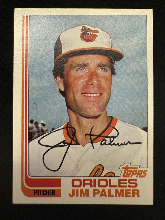 1982 Topps Jim Palmer (#80) NM HOFer, Orioles Great ^GRUMPYBUCK^
