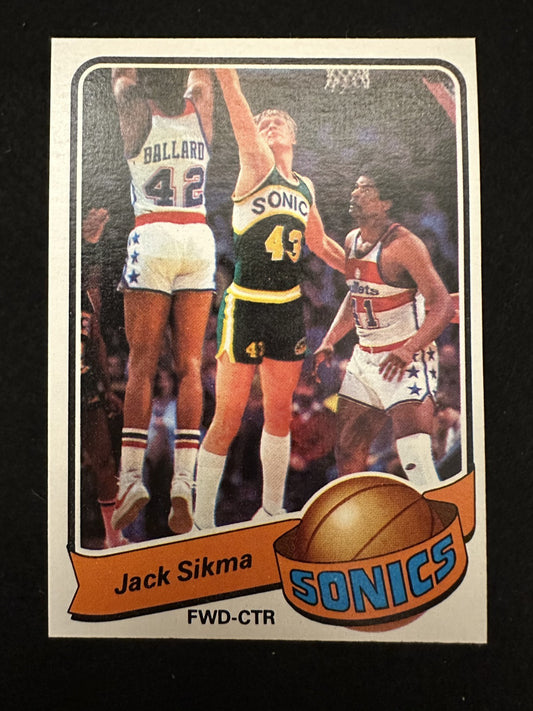 1979-80 Topps Jack Sikma (#66) NM All-Star Center, Sonics Champion ^GRUMPYBUCK^
