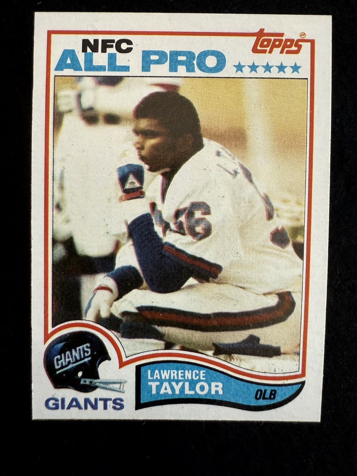 1982 Topps Lawrence Taylor (#434) NM HOFer, Rookie Card ^GRUMPYBUCK^