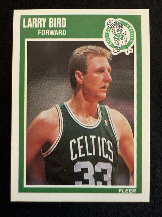 1989-90 Fleer Larry Bird (#8) NM HOFer, Larry Legend ^GRUMPYBUCK^