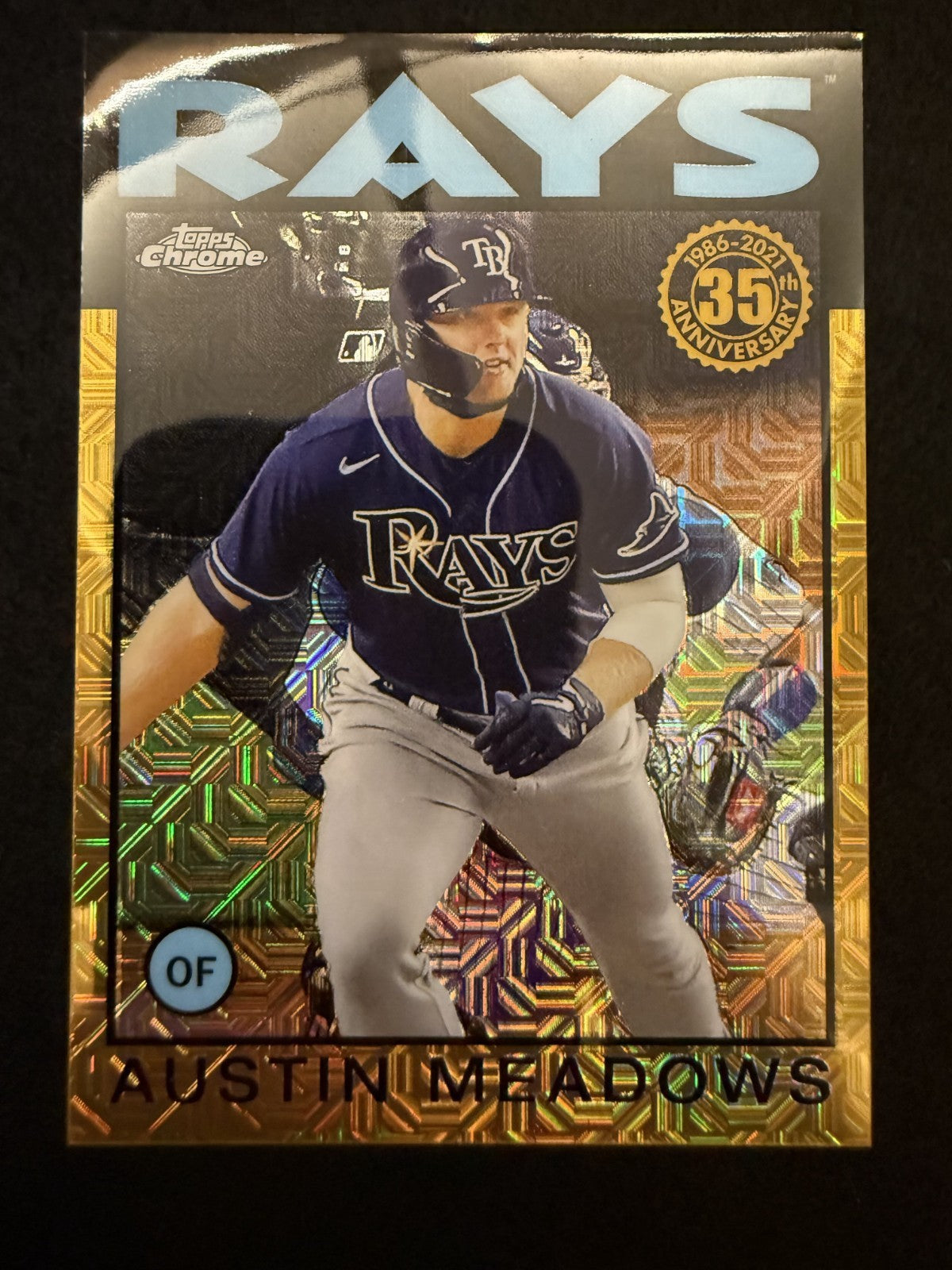 2021 Topps Austin Meadows 1986 Chrome Gold /50 (#86BC-6) MINT ^GRUMPYBUCK^