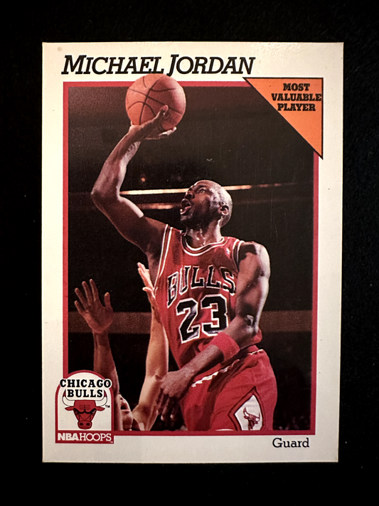 1991–92 NBA Hoops Michael Jordan (#30) NM HOFer, Air Jordan ^GRUMPYBUCK^