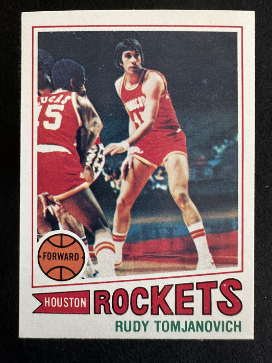 1977–78 Topps Rudy Tomjanovich (#15) NM Rockets Star, Future Coach ^GRUMPYBUCK^