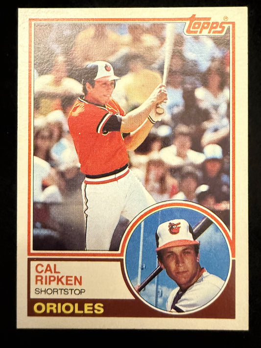 1983 Topps Cal Ripken (#163) NM HOFer, Orioles Iron Man ^GRUMPYBUCK^