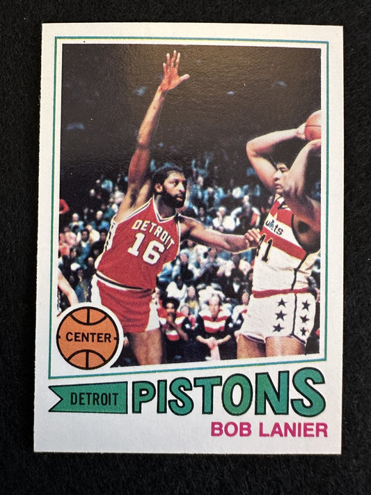 1977–78 Topps Bob Lanier (#61) EX HOFer, Pistons Star ^GRUMPYBUCK^