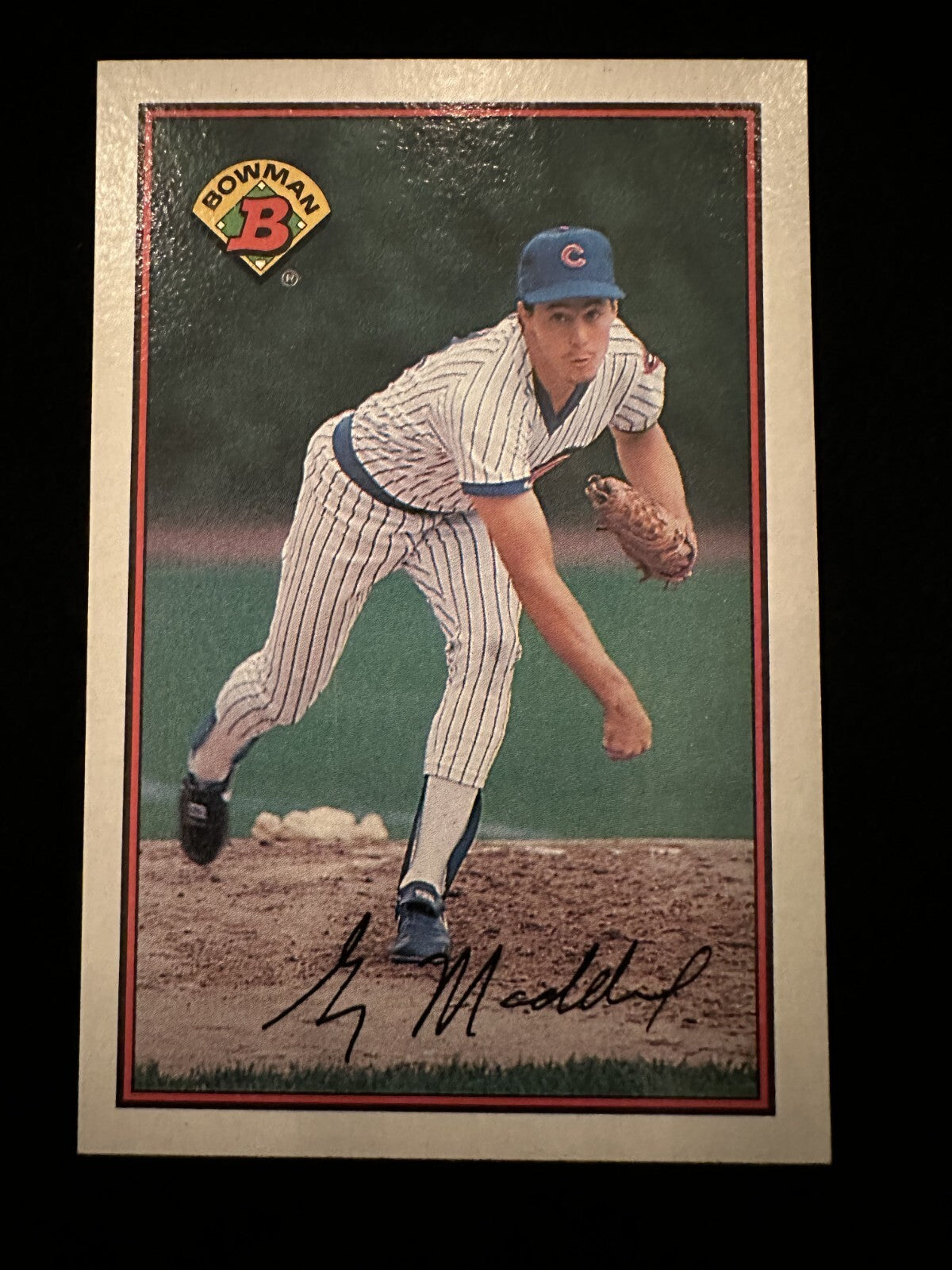 1989 Bowman Greg Maddux (#284) NM HOFer, Cubs Ace in His Prime ^GRUMPYBUCK^
