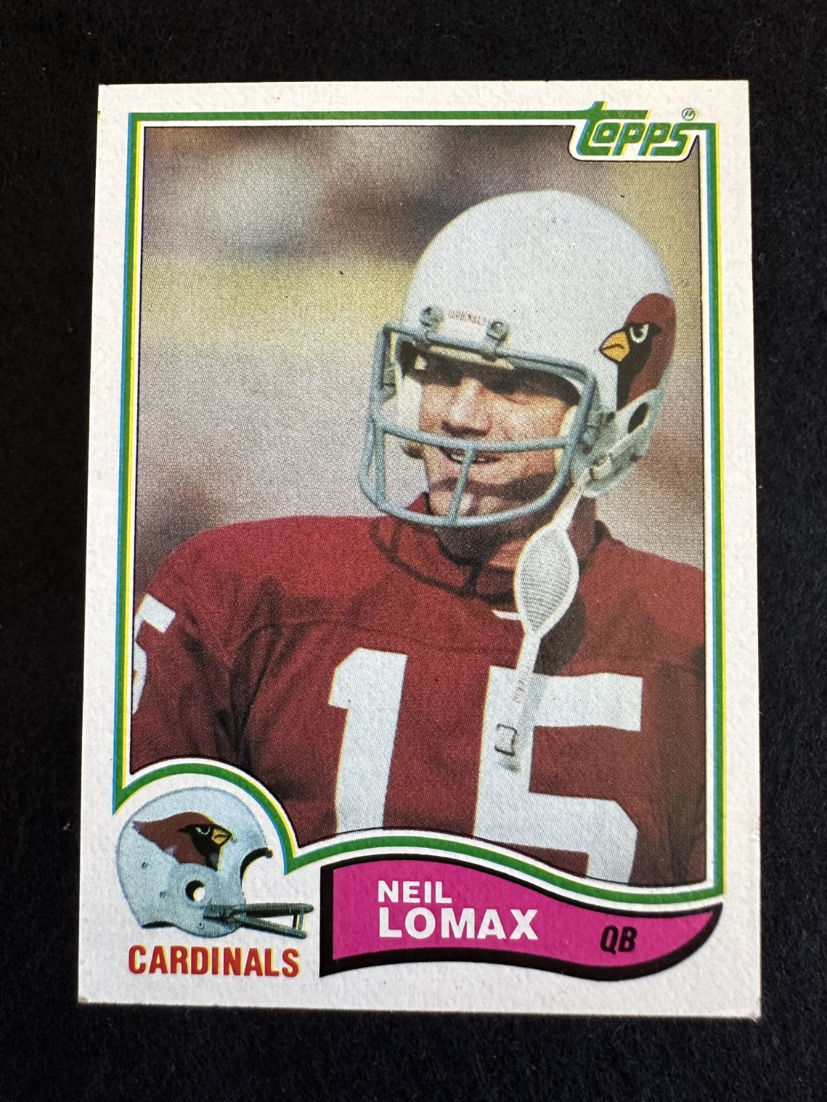 1982 Topps Neil Lomax (#471) NM Cardinals QB, Rookie Card ^GRUMPYBUCK^