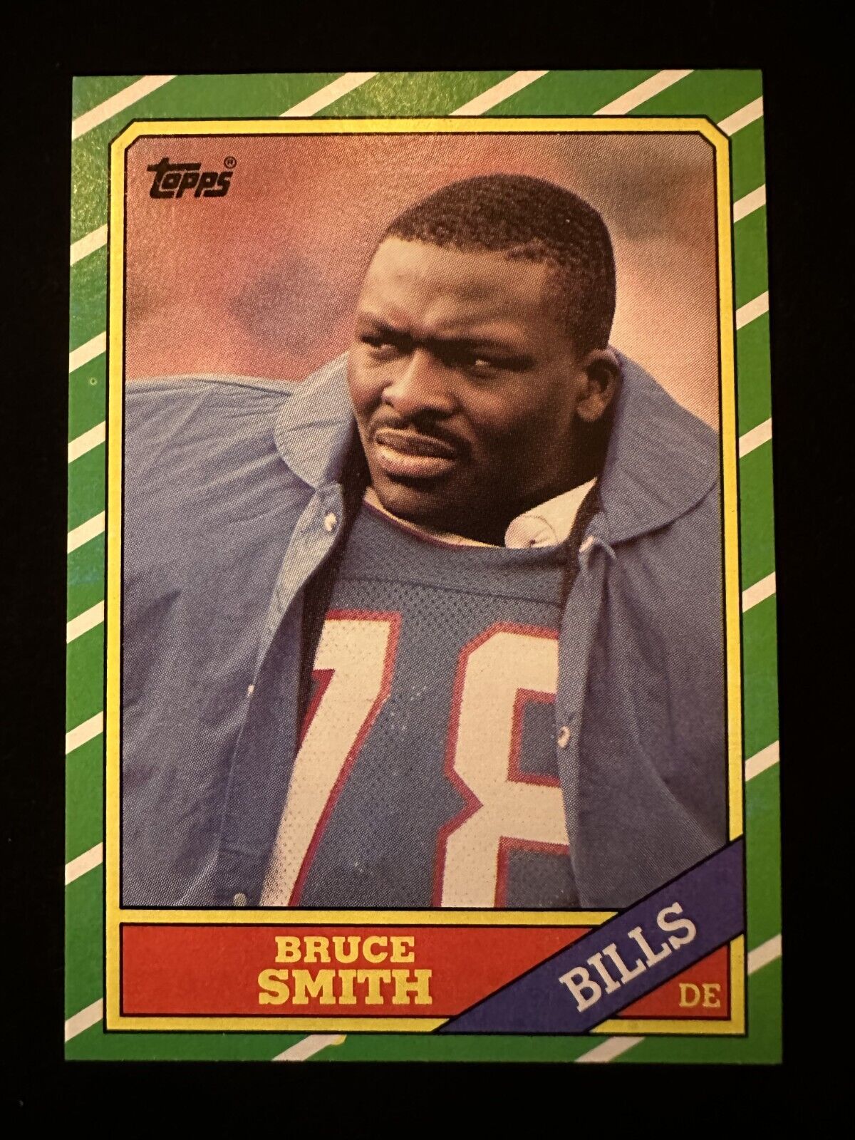 1986 Topps Bruce Smith (#389) A* NM HOFer, Rookie Card ^GRUMPYBUCK^