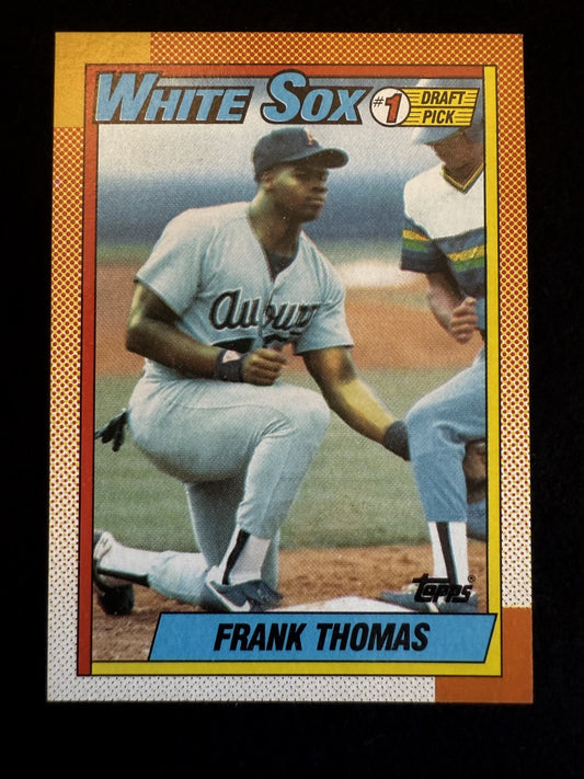 1990 Topps Frank Thomas (#414) NM Rookie Card, HOFer, Auburn ^GRUMPYBUCK^