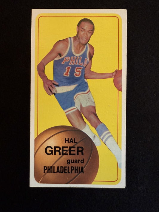 1970-71 Topps Hal Greer (#155) EX HOFer, 76ers Sharpshooting Guard ^GRUMPYBUCK^