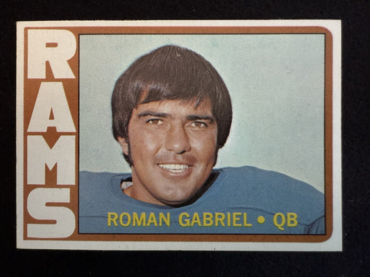 1972 Topps Roman Gabriel (#40) EX Rams Great ^GRUMPYBUCK^