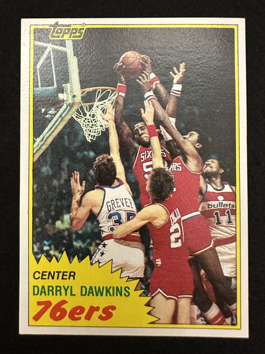 1981–82 Topps Darryl Dawkins (#29) NM Backboard Breaker ^GRUMPYBUCK^