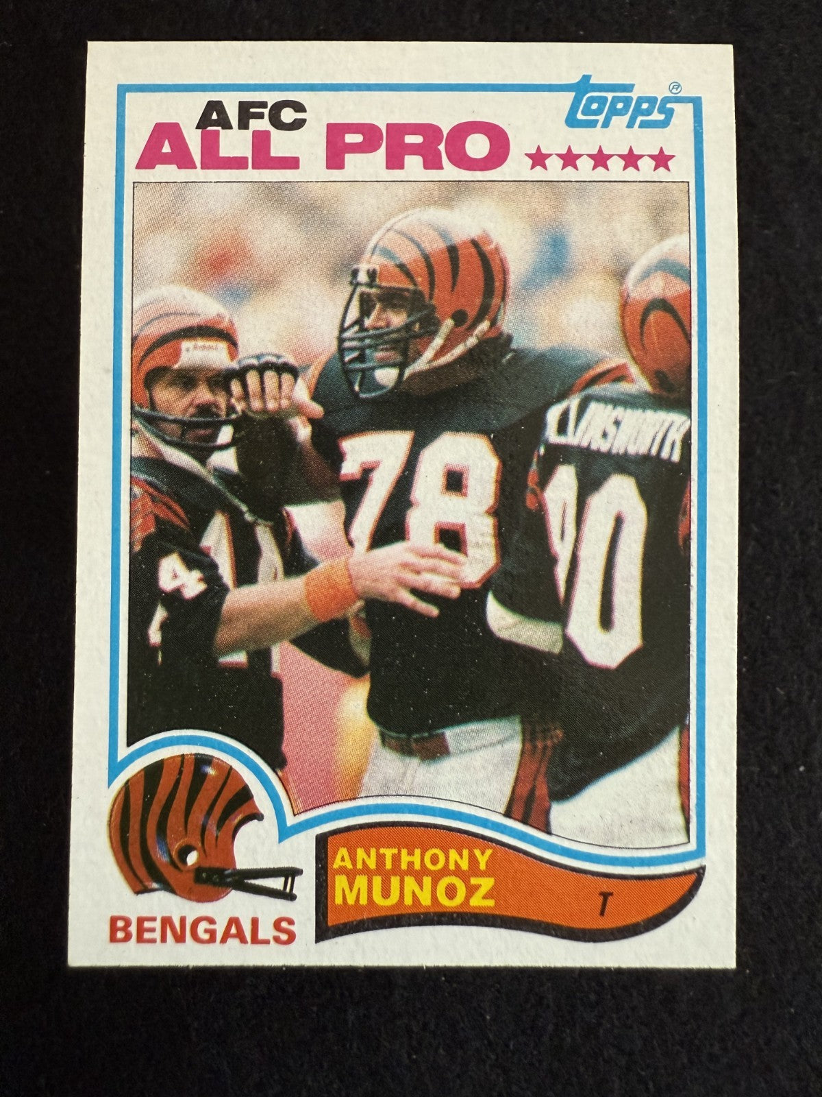1982 Topps Anthony Muñoz (#51) MINT HOFer, Rookie Card, Bengals ^GRUMPYBUCK^