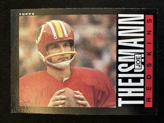 1985 Topps Joe Theismann (#190) NM SB Champ, MVP ^GRUMPYBUCK^