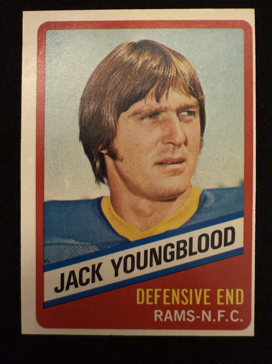 1976 Wonder Bread All-Star Series Jack Youngblood (#14) EX HOFer ^GRUMPYBUCK^