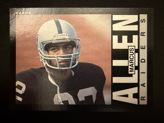 1985 Topps Marcus Allen (#282) NM HOFer, Heisman Winner ^GRUMPYBUCK^