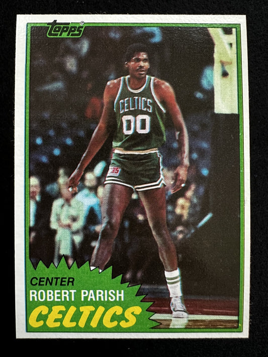 1981–82 Topps Robert Parish (#6) NM HOFer, The Chief ^GRUMPYBUCK^