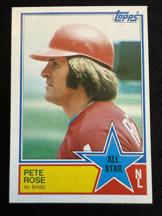 1983 Topps All-Star Pete Rose (#397) NM All-Time Hit King ^GRUMPYBUCK^
