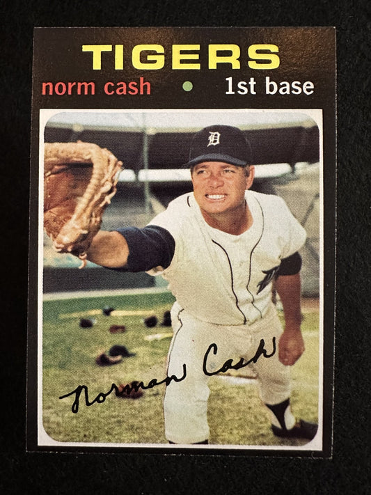 1971 Topps Norm Cash (#599) NM Tigers Slugger ^GRUMPYBUCK^