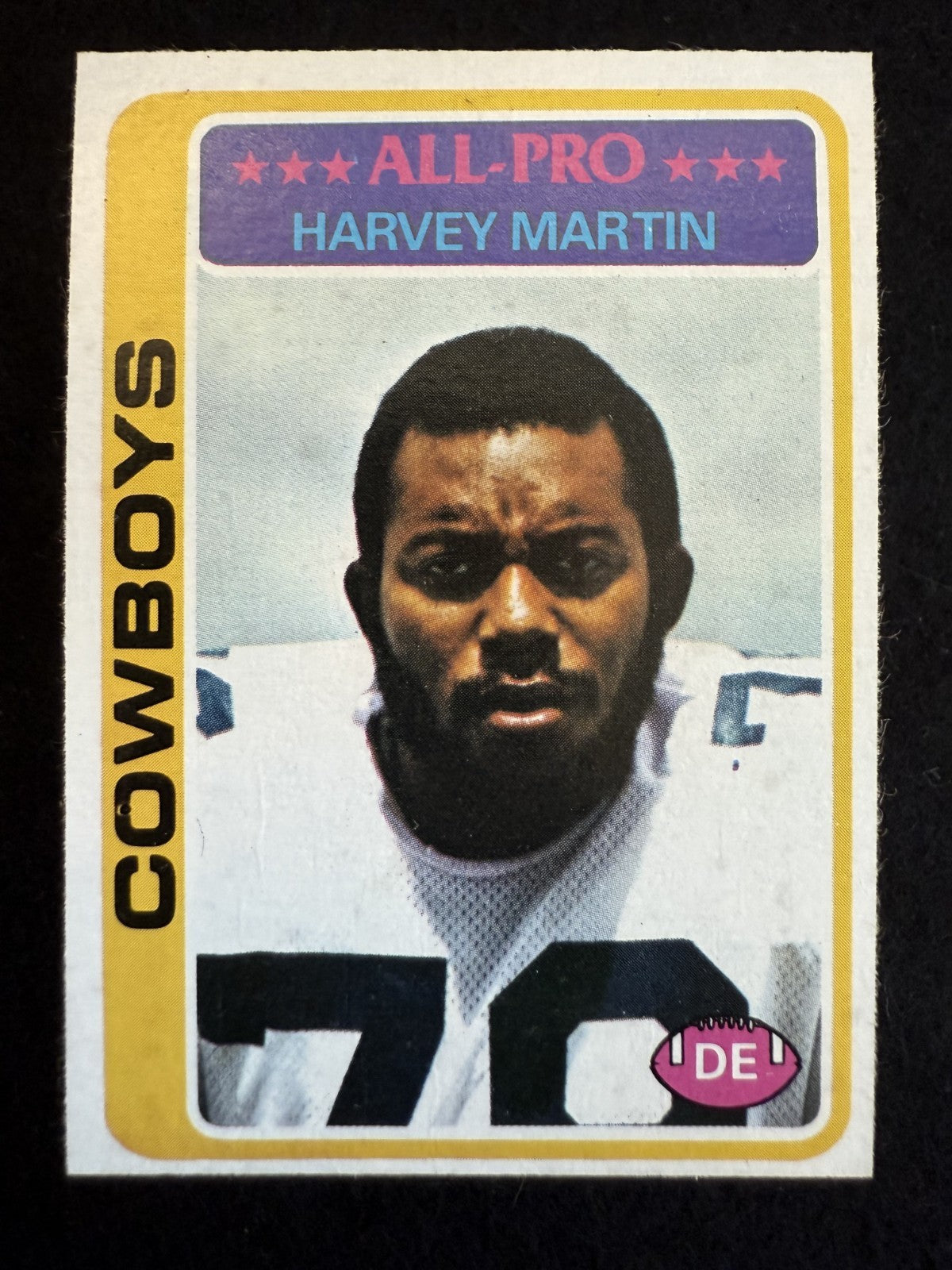 1978 Topps Harvey Martin (#110) NM Cowboys Great ^GRUMPYBUCK^