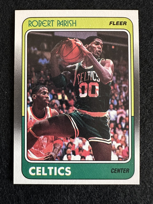 1988-89 Fleer Robert Parish (#12) NM HOFer, Celtics “Chief” Center ^GRUMPYBUCK^