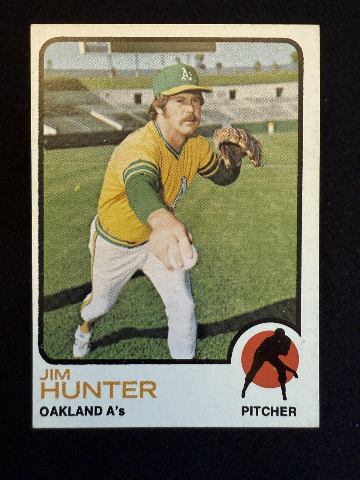 1973 Topps Catfish Hunter (#235) EX A’s Ace, HOFer, Dynasty Era ^GRUMPYBUCK^