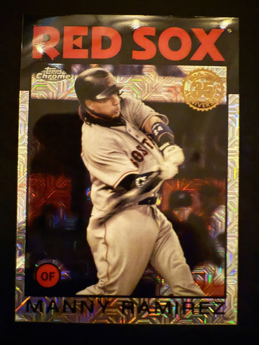 2021 Topps Update Series Silver Pack  Chrome Manny Ramirez (#86C-38) MINT