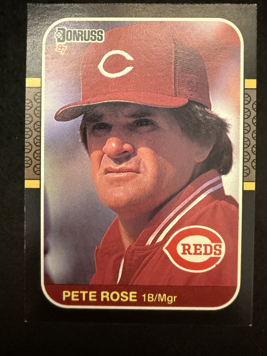 1987 Donruss Pete Rose (#186) NM Player/Manager ^GRUMPYBUCK^