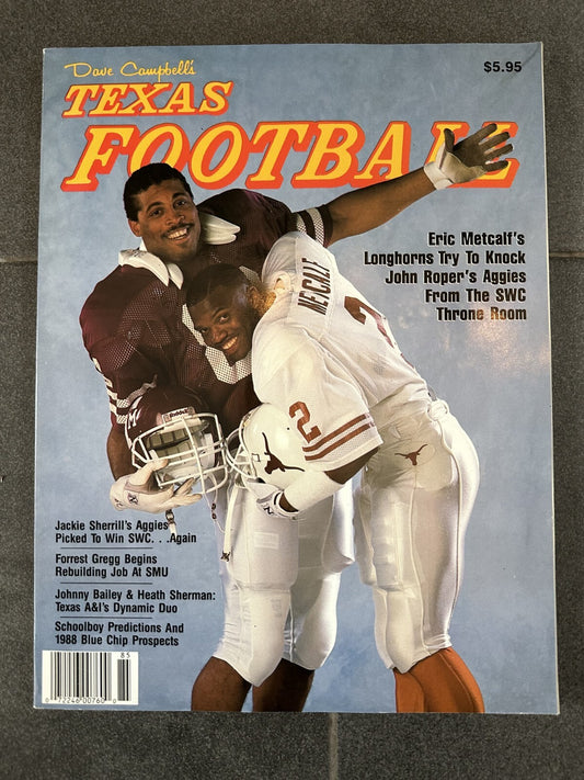 Dave Campbell’s Texas Football (1988) Eric Metcalf & John Roper ^GRUMPYBUCK^