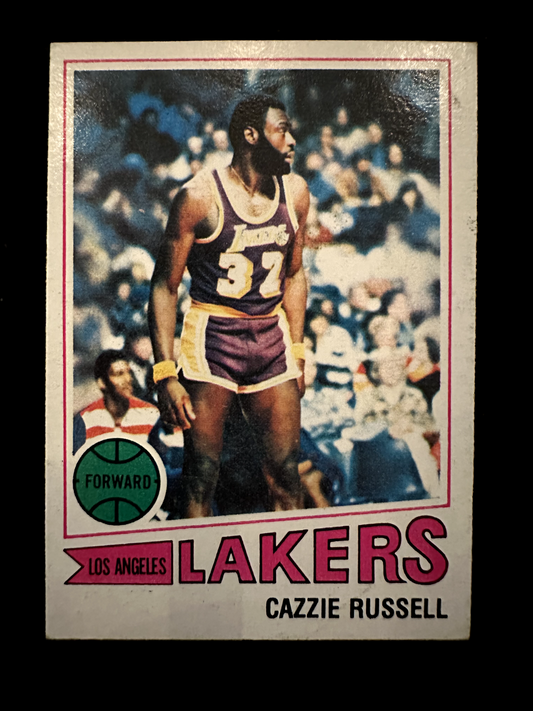 1977–78 Topps Cazzie Russell (#59) EX No. 1 Overall Pick, NBA Champ ^GRUMPYBUCK^