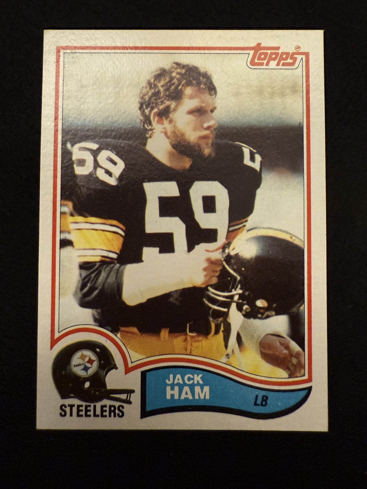 1982 Topps Jack Ham (#210) NM HOFer, SB Champ, Steelers ^GRUMPYBUCK^