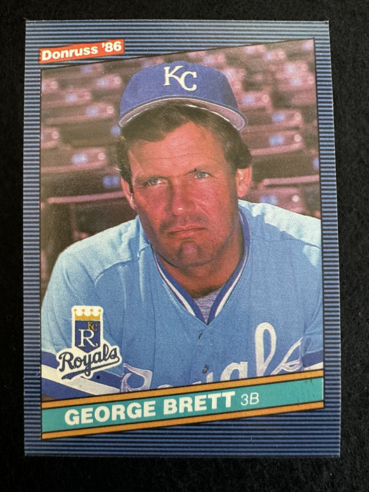 1986 Donruss George Brett (#53) NM HOFer, Royals Legend ^GRUMPYBUCK^